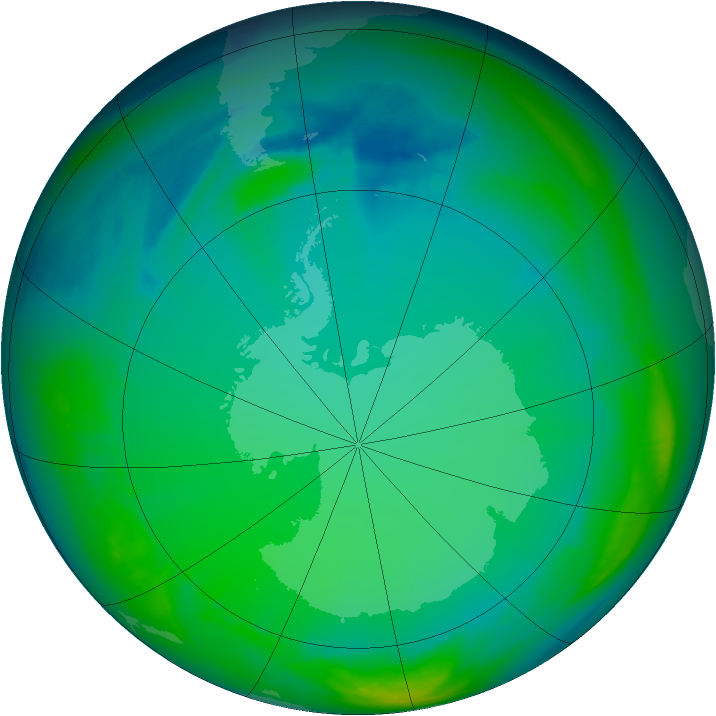 Ozone Map 2007-07-03